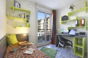 Néméa Appart'Etud Thésée à Villeurbanne - studio coin séjour/bureau 2