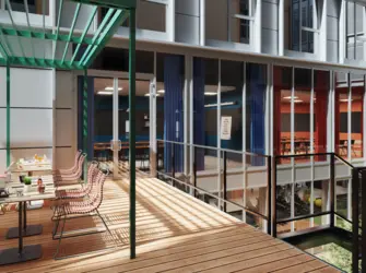 The Social Hub à Toulouse - Pergola