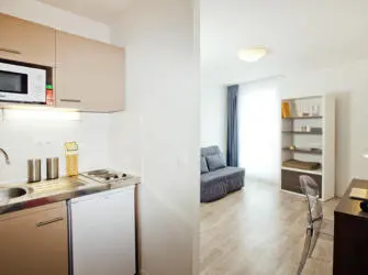 Les Estudines Arago 1 à Montreuil - Cuisine