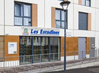 Les Estudines Petit Quevilly à Le Petit-Quevilly - Entrée de la résidence