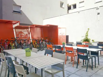 Les Estudines Clémenceau à Montpellier - Terrasse