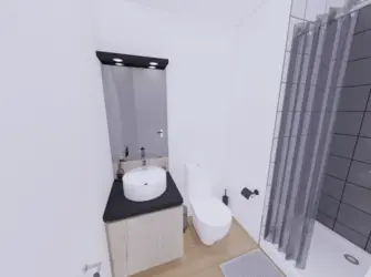 Gestetud Archange à Lyon 8ème - Salle de bain