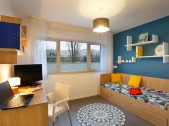 Néméa Appart’Etud Rennes Villejean à Rennes - Coin Bureau