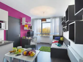 Néméa Appart'Etud Villeneuve Metropole à Villeneuve d'Ascq - séjour