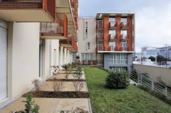 Les Estudines Paris Ivry à Ivry-sur-Seine - JJardin intérieur