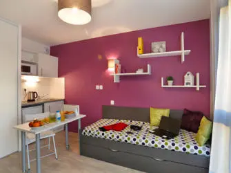 Néméa Appart'Etud Roubaix Euroteleport à Roubaix - studio 2