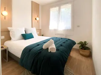 Résidence Sweetly Isatis Mérignac Hôtel de ville en Merignac - T2 - CHAMBRE