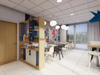 Les Estudines Bordeaux à Bordeaux - Salle petit déjeuner