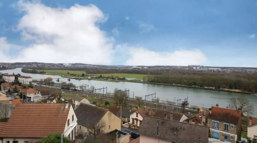 Vue sur la Seine depuis la résidence senior Domitys Villa Caron à Athis-Mons - Domitys Villa Caron Athis-Mons