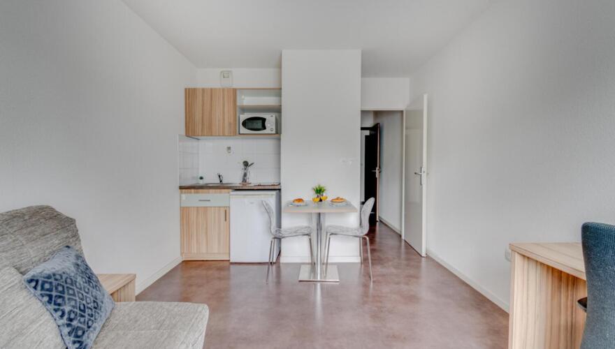 T1 - Espace de vie - Résidence Studently Les Arlezines