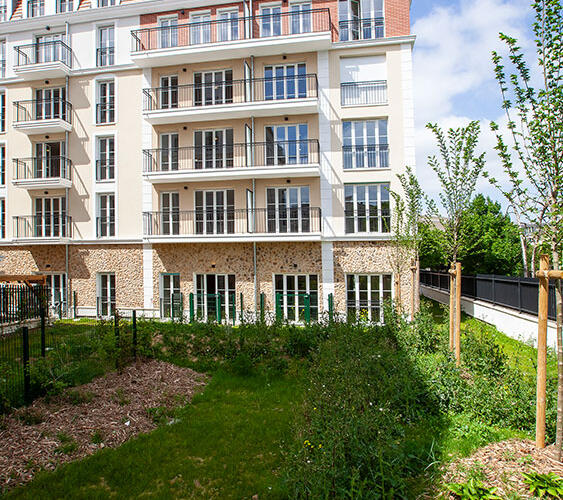 Résidence Berges du Canal à Chelles - Espaces vert
