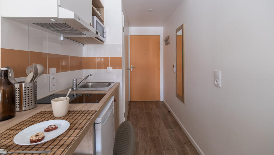 Coin cuisine - Studéa Ivry Sur Seine La Briqueterie