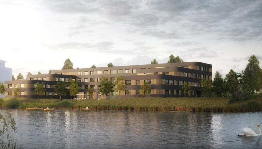 Façade arrière - Stud'City Strasbourg Schiltigheim