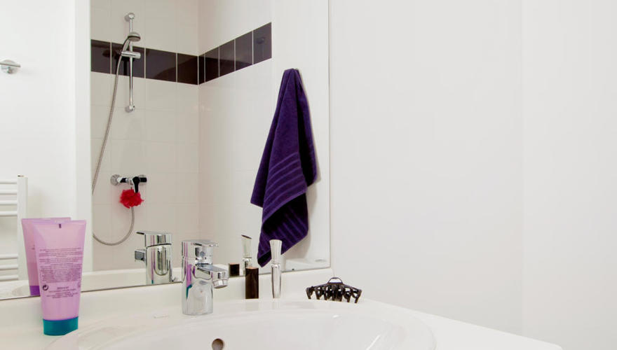Salle de bains - Stud'City Strasbourg Schiltigheim