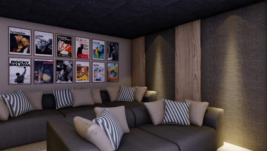 River Island à Rennes - Salle de cinéma