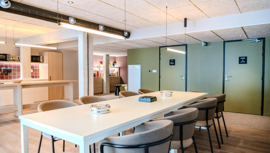 River Island à Rennes - Cuisine commune (espaces communs)