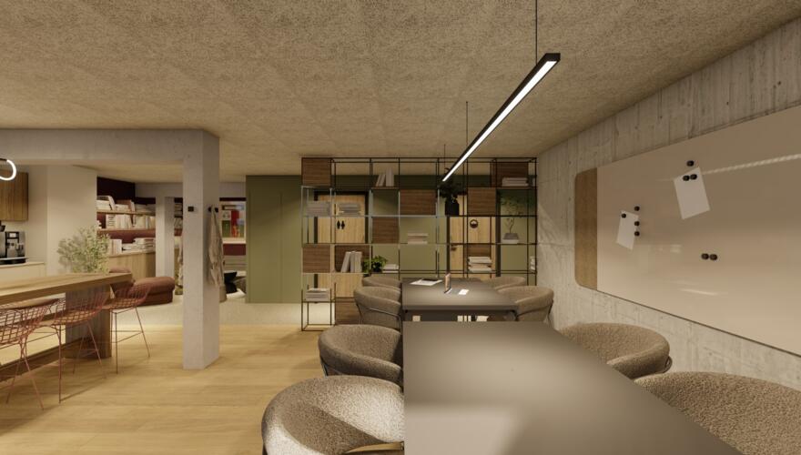 River Island à Rennes - Salle de coworking