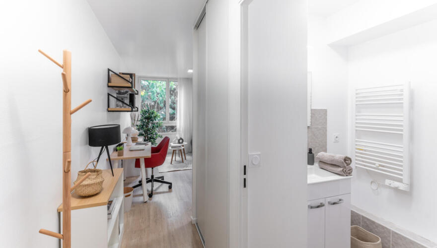 Couloir - Student Village Levallois-Perret