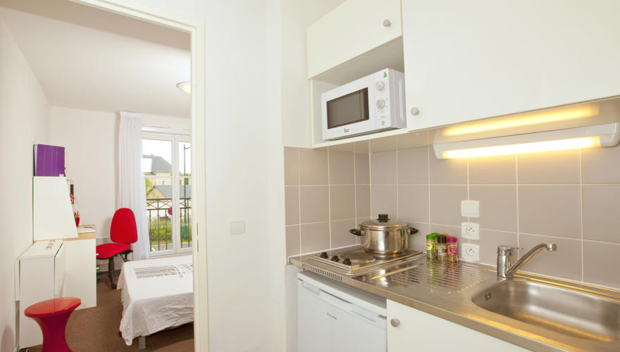 coin cuisine équipée - Stud'City Val d'Europe
