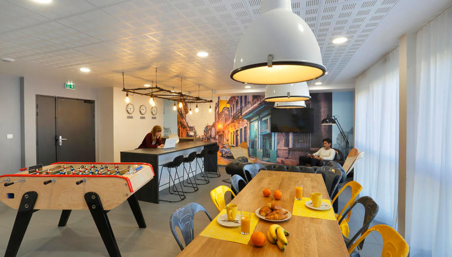 salle commune 2 - Néméa Appart'Etud Caen Beaumois