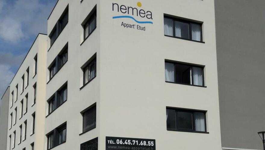 façade - Néméa Appart'Etud Caen Beaumois