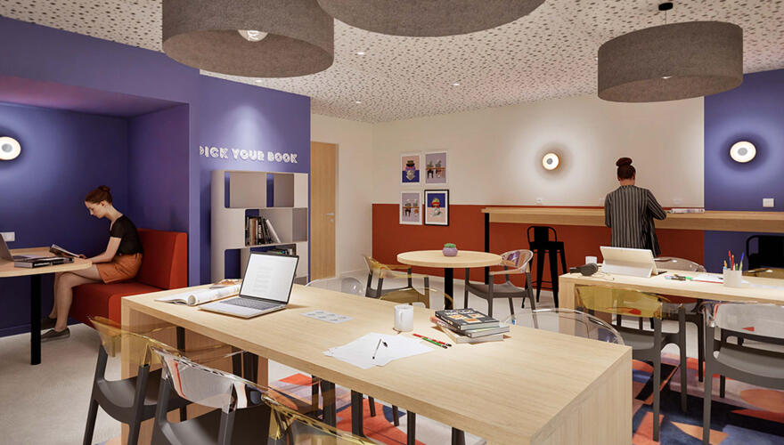 Espace de coworking - Odalys Campus Evry