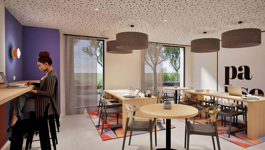 Espace de coworking - Odalys Campus Evry