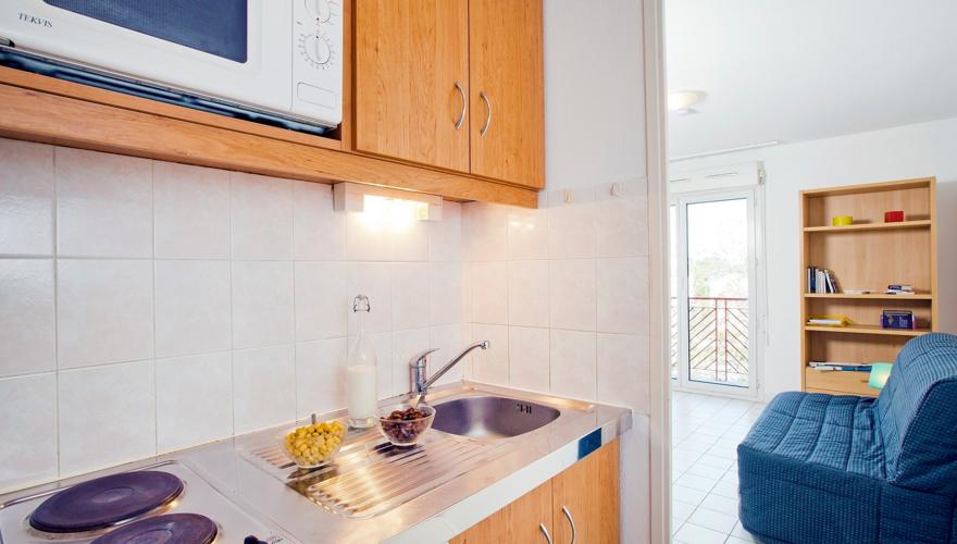 Appartement - Cuisine - Les Estudines Nice Méditerranée