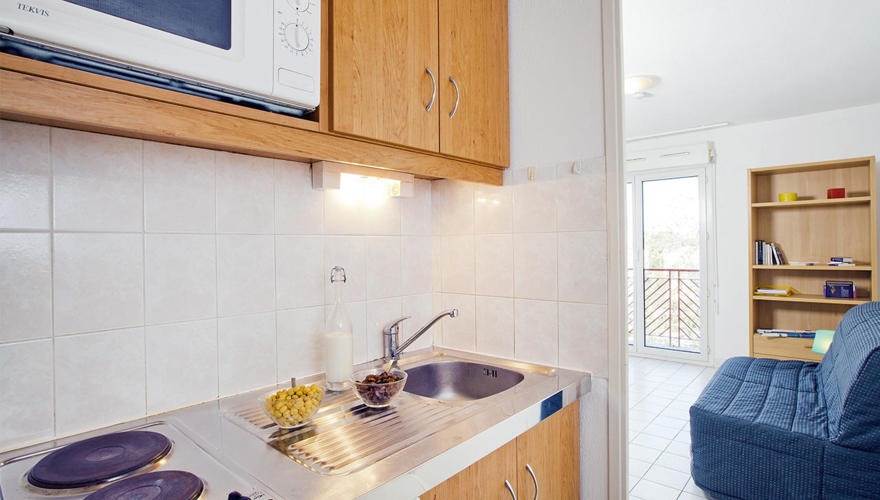 Studio cuisine - Les Estudines Nice Méditerranée