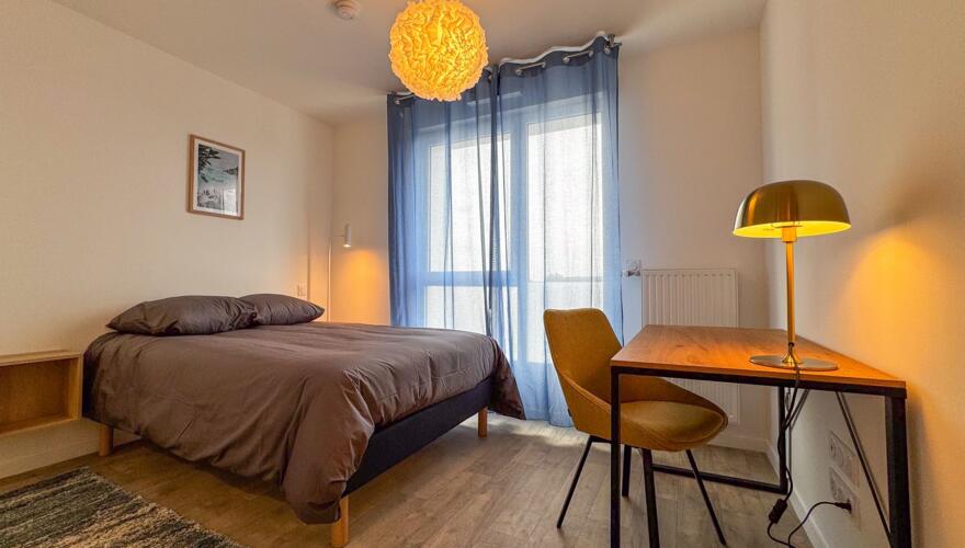 Studio meublé à louer dans le coliving CAPUCINS à Angers - CAPUCINS
