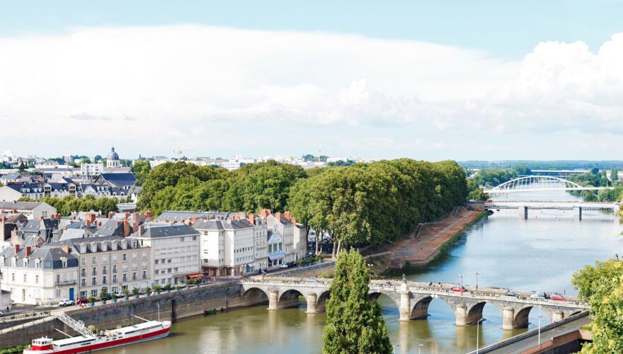 Bords de la Maine à proximité du coliving CAPUCINS à Angers - CAPUCINS