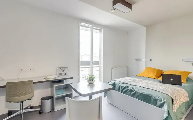 Logement - Lit double - All Suites Study Paris Campus Saclay