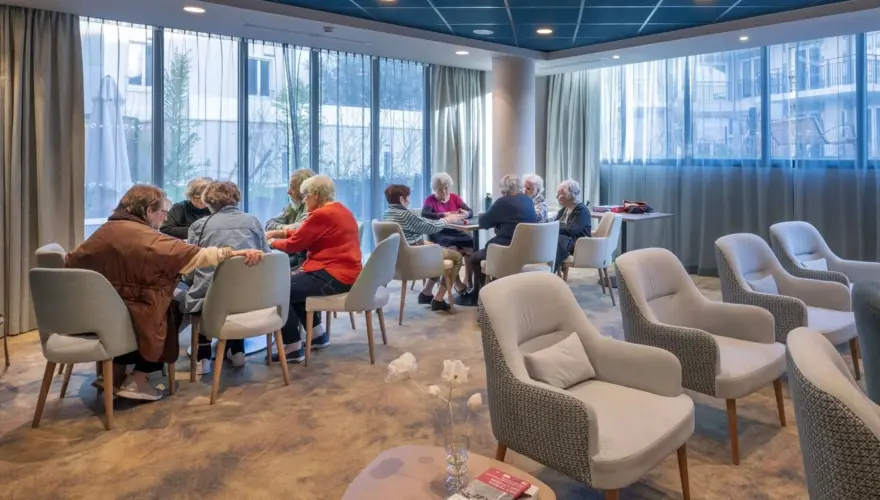 Salon commun convivial de la résidence senior Domitys à Herblay-sur-Seine - Domitys Les Belles Lettres Herblay-sur-Seine