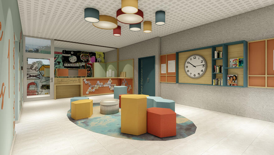 Hall d'entrée - Les Estudines Toulouse Montaudran 2