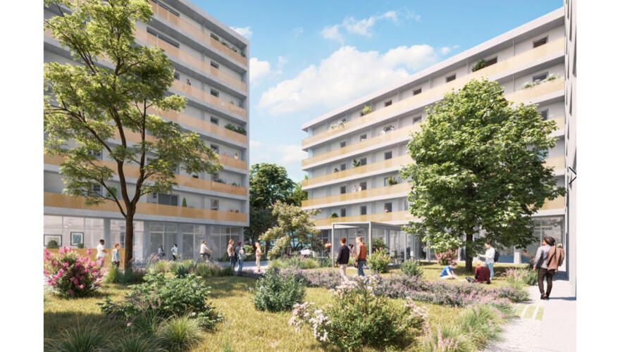 Jardin - Les Estudines Toulouse Montaudran 2