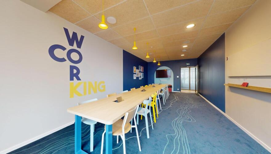 Espace coworking 1 - Résidence Sweetly Saclay Gif sur Yvette