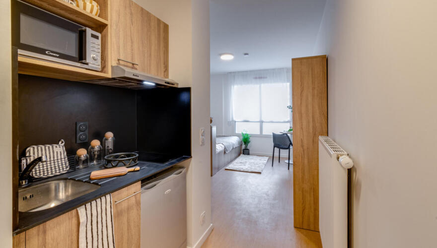 Cuisine - photo non contractuelle - Résidence Sweetly Chambéry