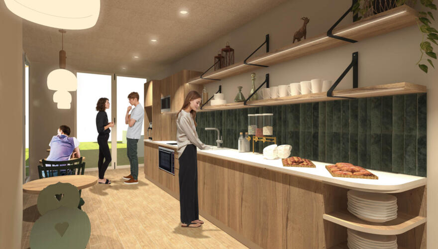 Cuisine collaborative - Résidence Sweetly Chambéry