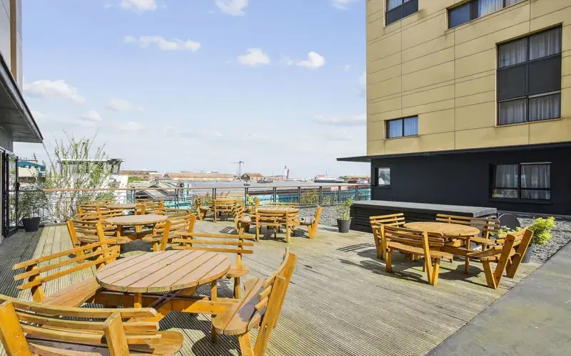 Terrasse - All Suites Study Dunkerque Centre Université