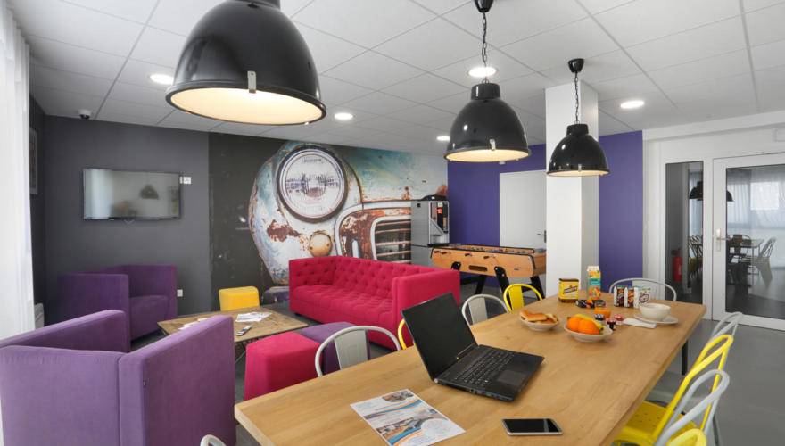 Salle Commune - Néméa Appart’Etud Caen Campus 1