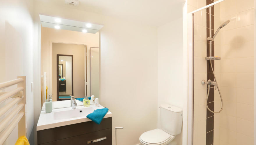 salle d'eau - Néméa Appart’Etud Caen Campus 1