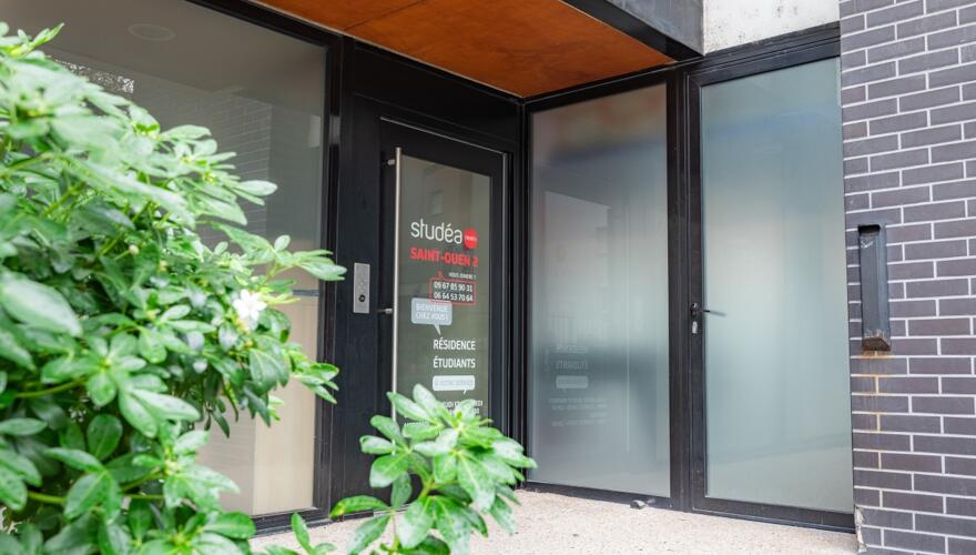 Entrée résidence - Studéa Saint-Ouen 2