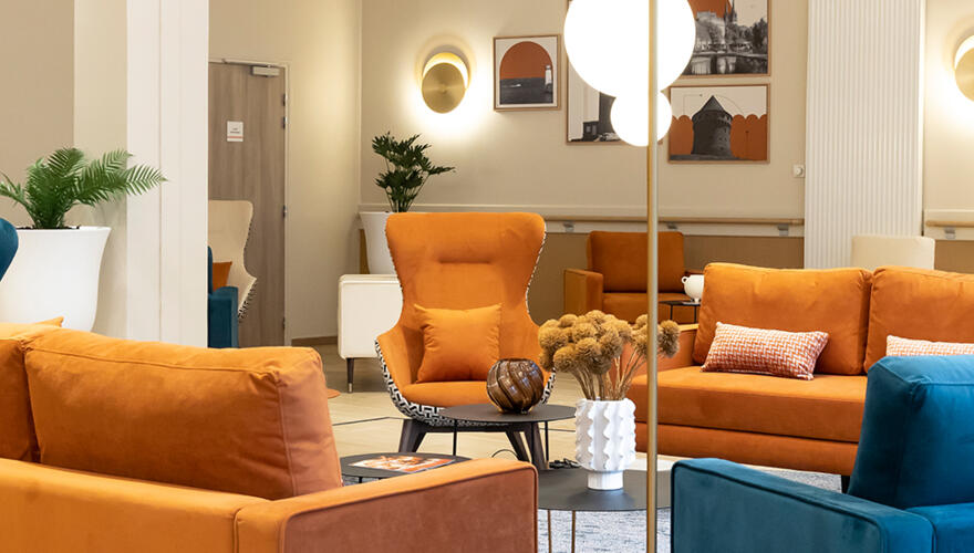 Espace détente de la résidence services seniors de Brest Centre - Residence Brest Centre