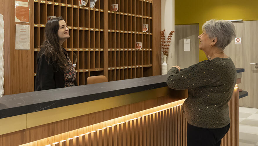 Accueil de la résidence services seniors de Brest Centre - Residence Brest Centre