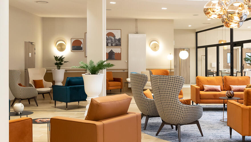 Espace détente de la résidence services seniors de Brest Centre - Residence Brest Centre