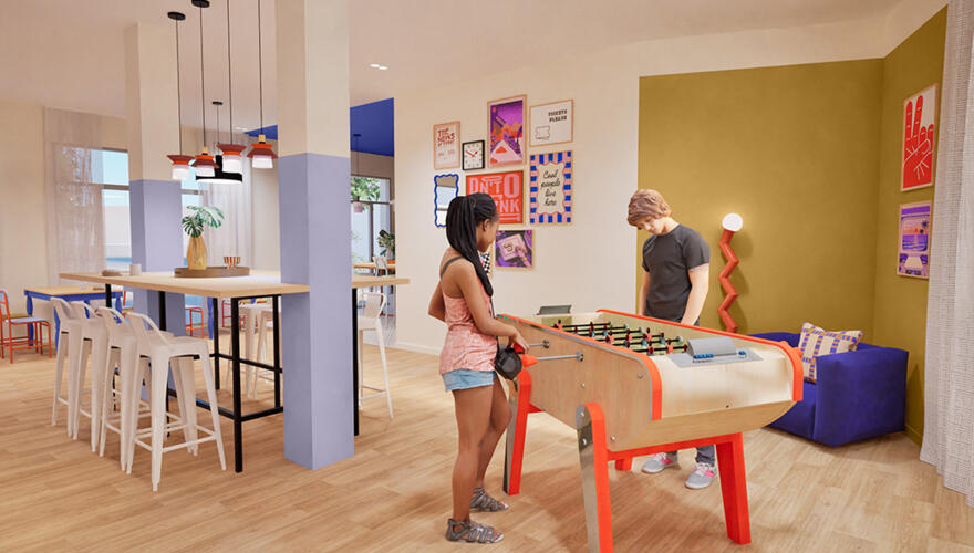 Babyfoot - Odalys Campus Tours Centre Gare