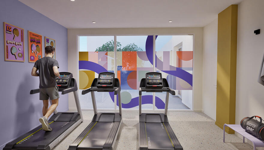 Salle de sport - Odalys Campus Tours Centre Gare