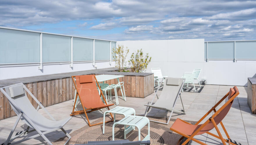 Canvas Bordeaux East in Lormont - Terrasse