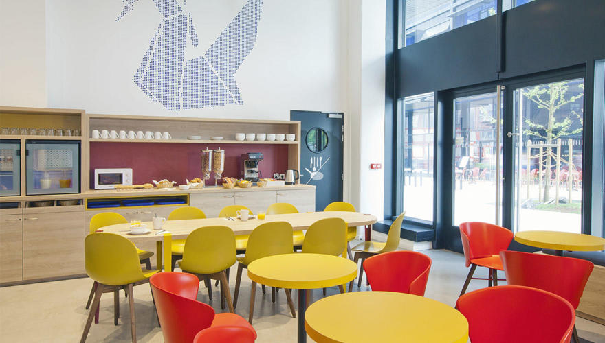 Salle petits déjeuners - Les Estudines Strasbourg Presqu'ile Malraux