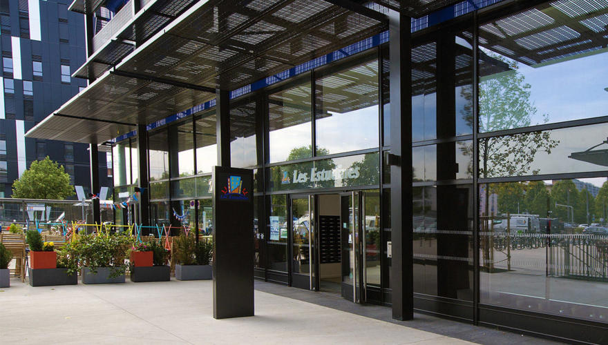 Entrée de la résidence - Les Estudines Strasbourg Presqu'ile Malraux